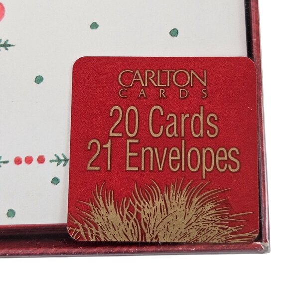 Carlton Cards Christmas Boxed Set of 18 Envelopes Cat Holiday Greeting Vintage - Picture 3 of 10